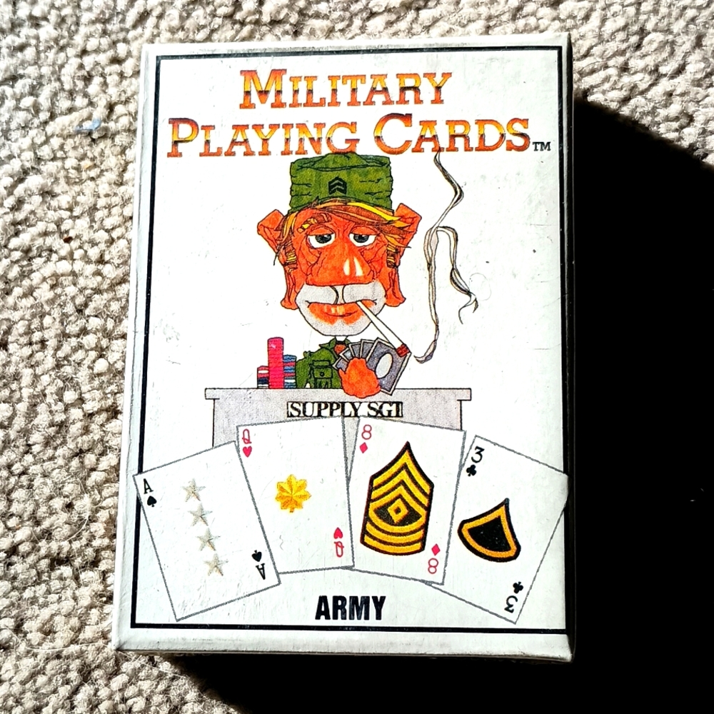 Military Playing Cards ARMY